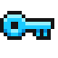 Blue key sprite