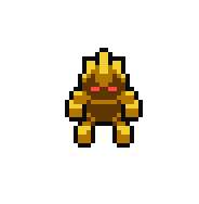 Rocky (gold) sprite